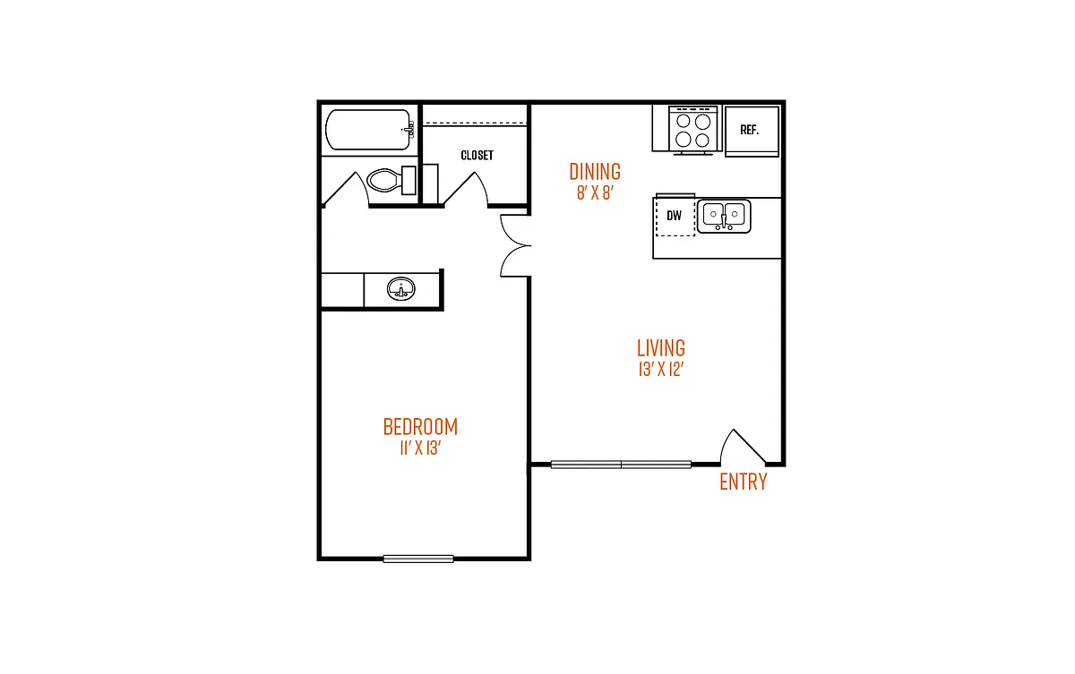 Floor plan A3 Renovated