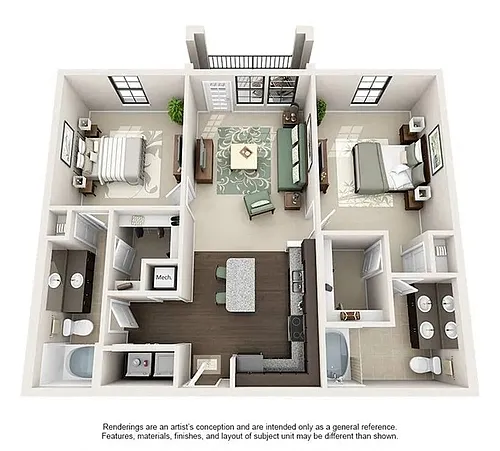 Floor plan Cloisters