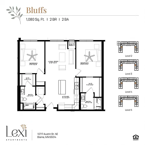 Floor plan Bluffs