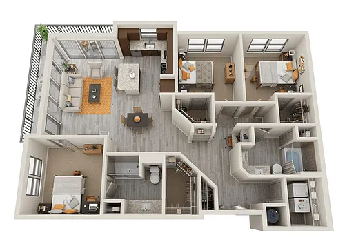 Floor plan The Harlow