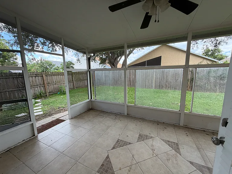 Covered patio