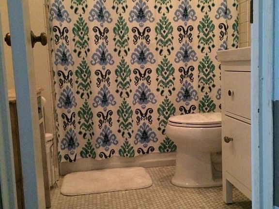 newly renovated guest bath