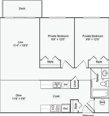 Davie 2 Bed/1 Bath Apartment Davie 2 Bed/1 Bath Apartment