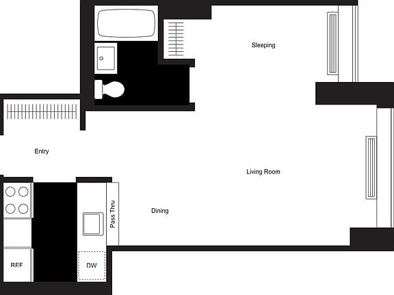 2nd image of 1 Union Sq S APT 12B