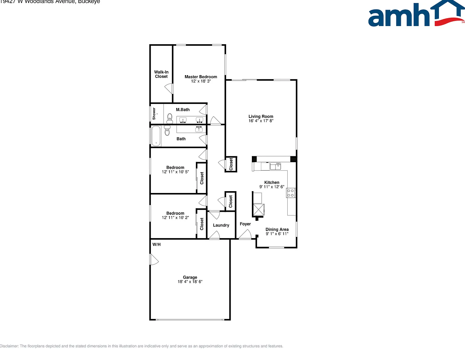 3 bed, 2.0 bath, 1480 sqft, $1,945 — Photo 2