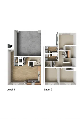 Floor plan 3x2.5 TH
