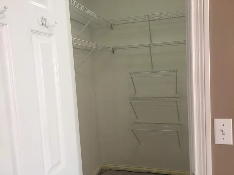 Walk-in closet in master bedroom!