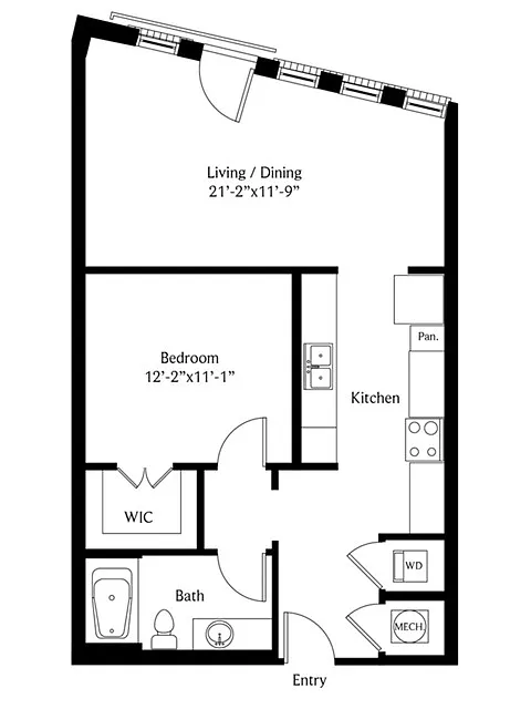 Floor plan A62
