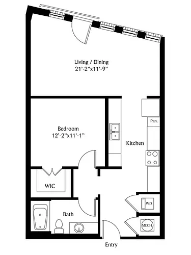 Floor plan A62