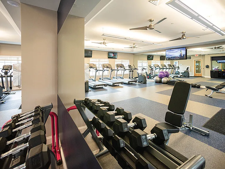 A versatile workout space designed for all activity levels.