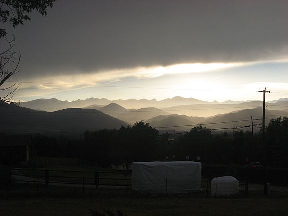 View from front porch