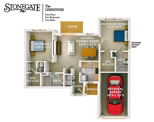 Floor plan The Limestone