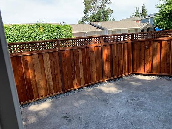 Patio off the living room.
