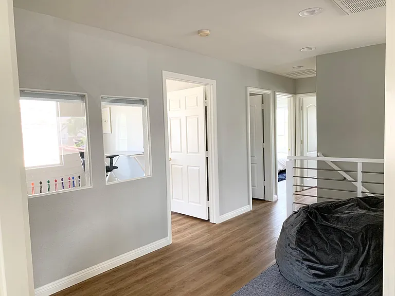 Reading Area with Bean Bag Chair
