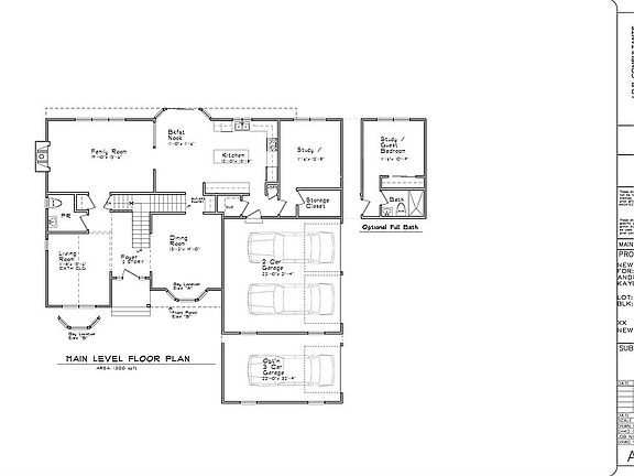 Main Level Floor Plan