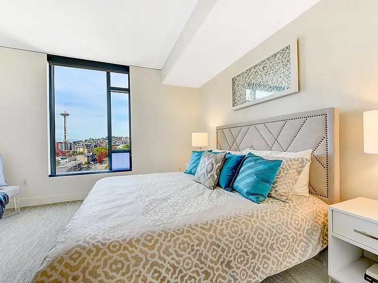 Plush carpeting in bedrooms