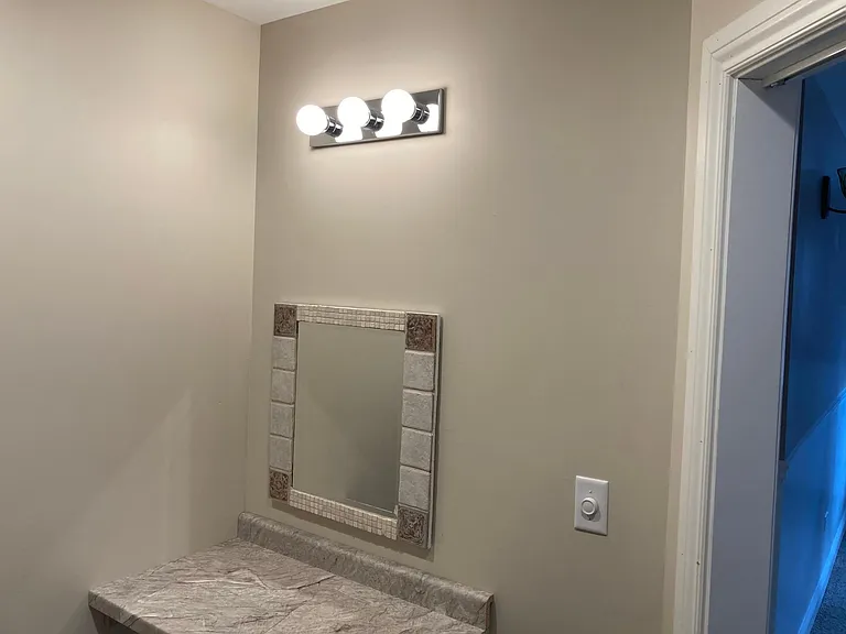 Vanity in walk-in Closet