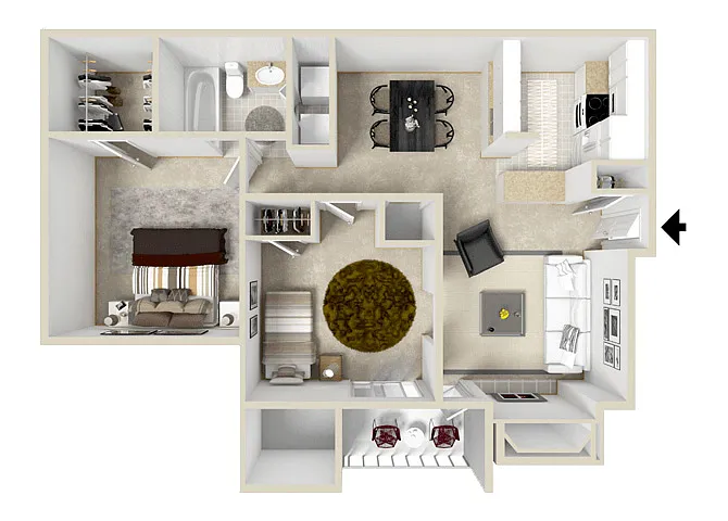 Floor plan Compass