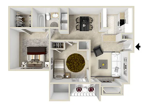 Floor plan Compass