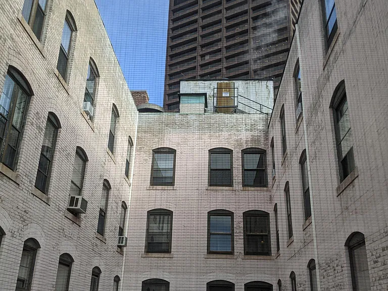 Interior courtyard view from unit
