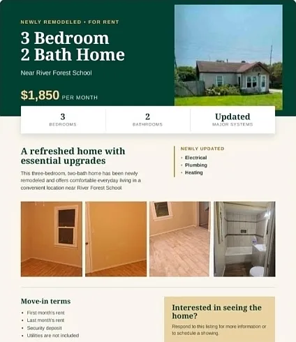 3 bed, 900 sqft, $1,850 — Photo 2