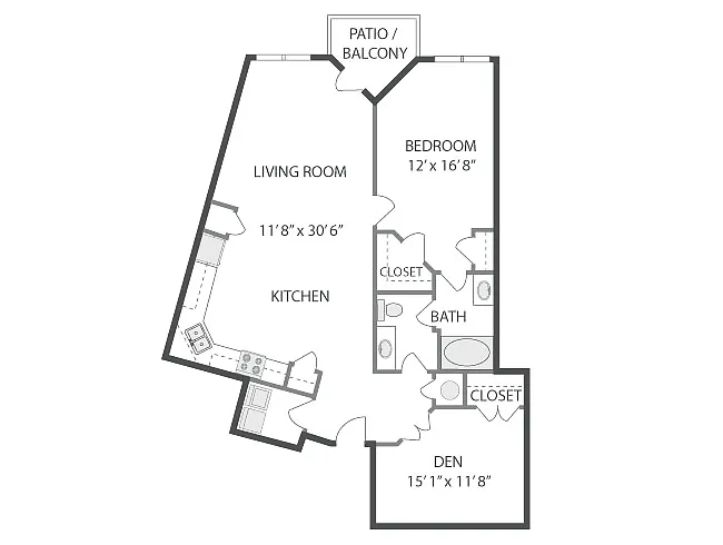 Floor plan B550