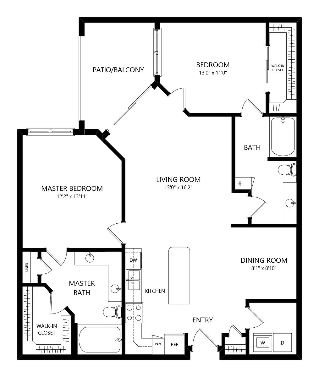 Floor plan B-C2