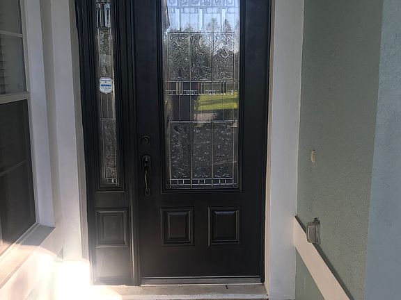 Freshly painted Front door e