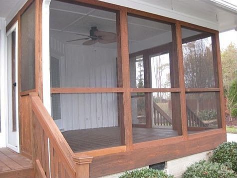 Screened porch