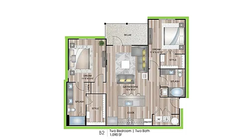 Floor plan B2
