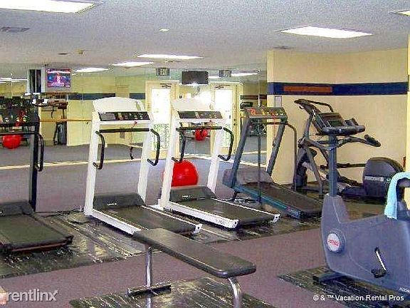 Stay fit and trim in the air-conditioned fitness room