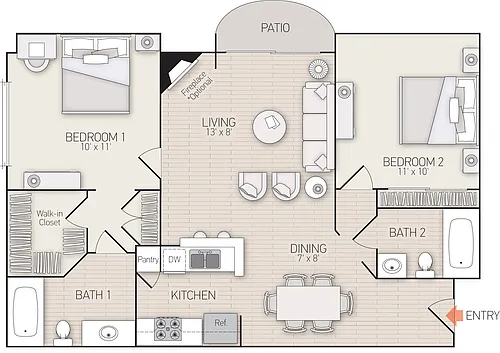 Floor plan Plan M