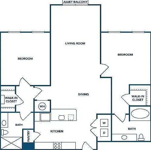 2 Bedroom | 2 Bath | 1172 SF 2 Bedroom | 2 Bath | 1172 SF
