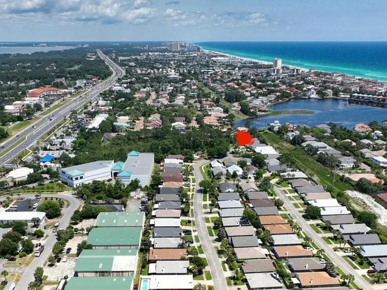 On the south side of Destin near the beaches