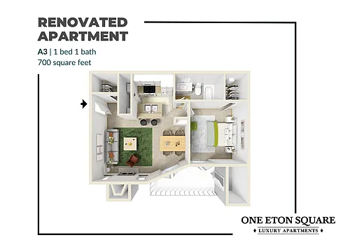 Floor plan A3 Renovated