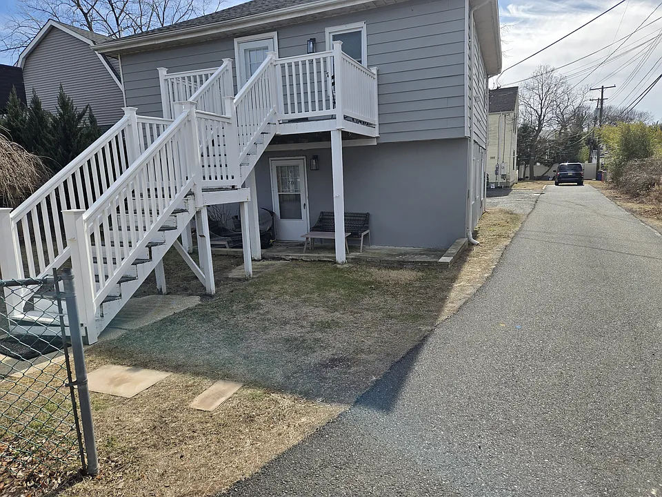 Ground floor access and patio