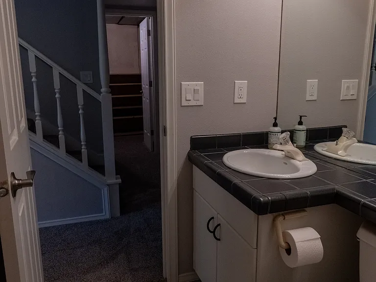 Basement bathroom