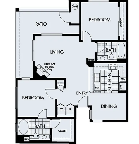 Floor plan Sycamore Bay Plan 2A
