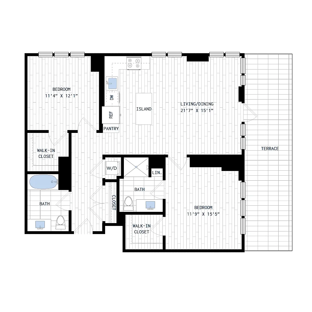 Floor plan B7