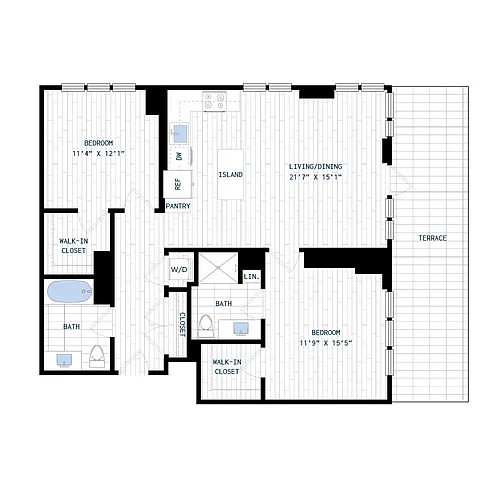 Floor plan B7