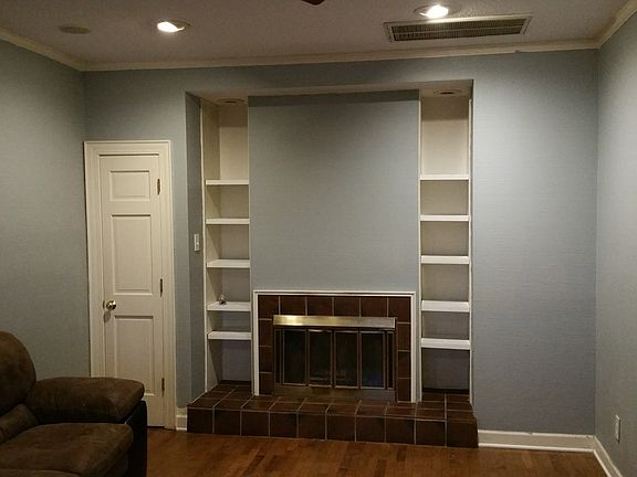 Fireplace in living room