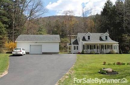 Full Front View House & Garage