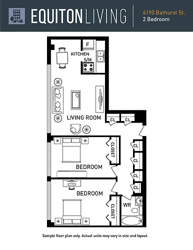 Floor plan 2 Bedroom