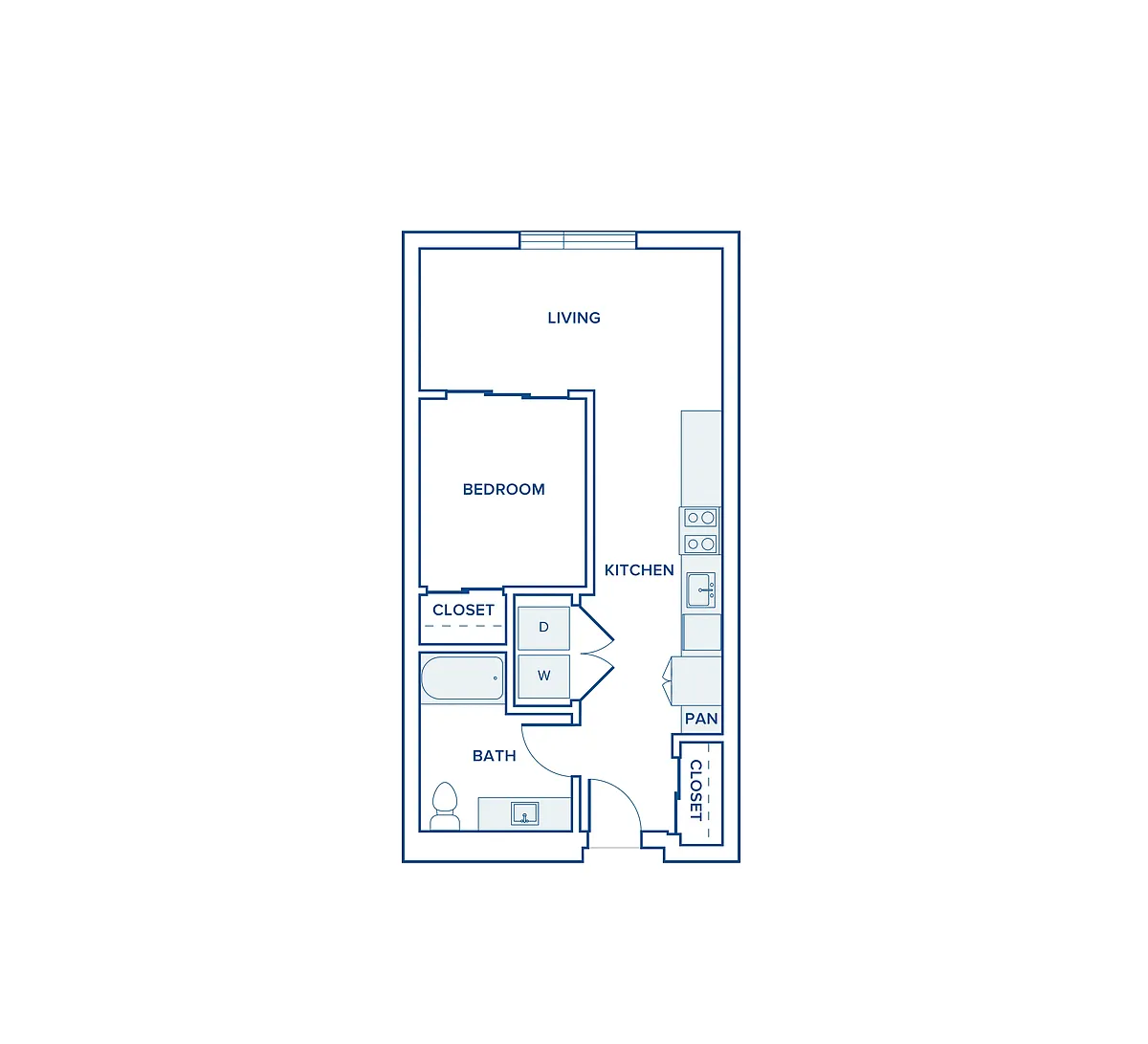 Floor plan ZA07 (MFTE) Income Restricted