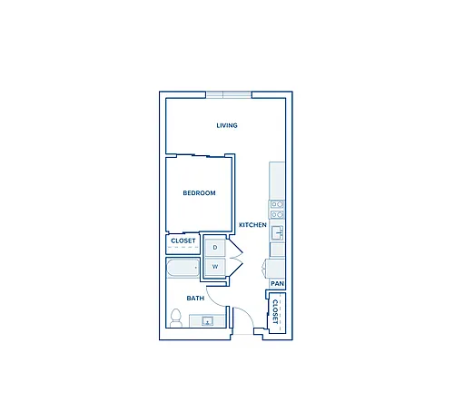 Floor plan ZA07 (MFTE) Income Restricted