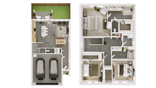Floor plan C6 - Townhome