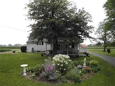 Exterior Back. Wonderful landscaping with large covered back porch.