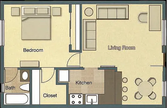 Floor plan Premium Pool Bldg
