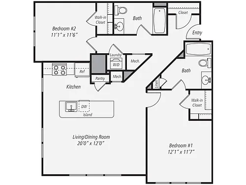 Floor plan B3-1175
