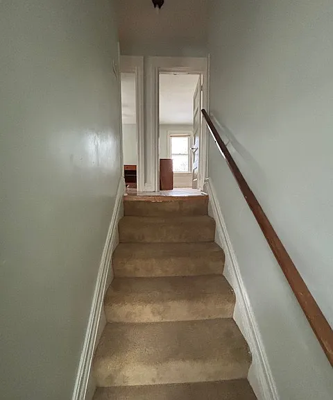 Stairwell up.